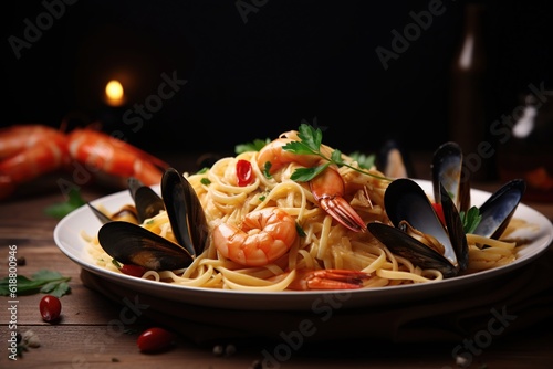 pasta with seafood