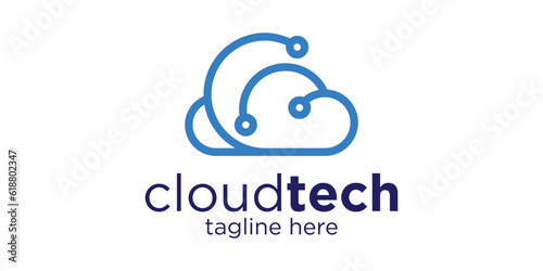 logo design technology icon vector minimalist