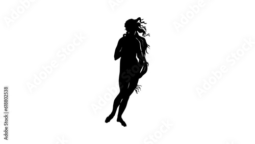 Birth of Venus silhouette