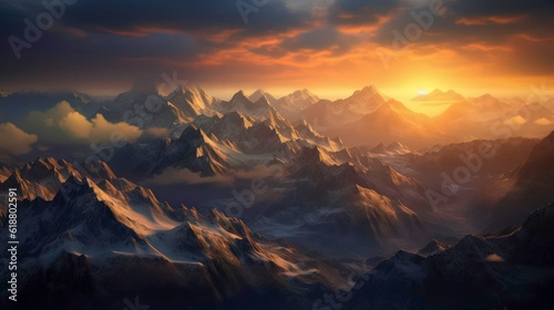 sunrise in the mountains © Mathias