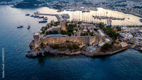 Mugla Bodrum Castle Drone Photography