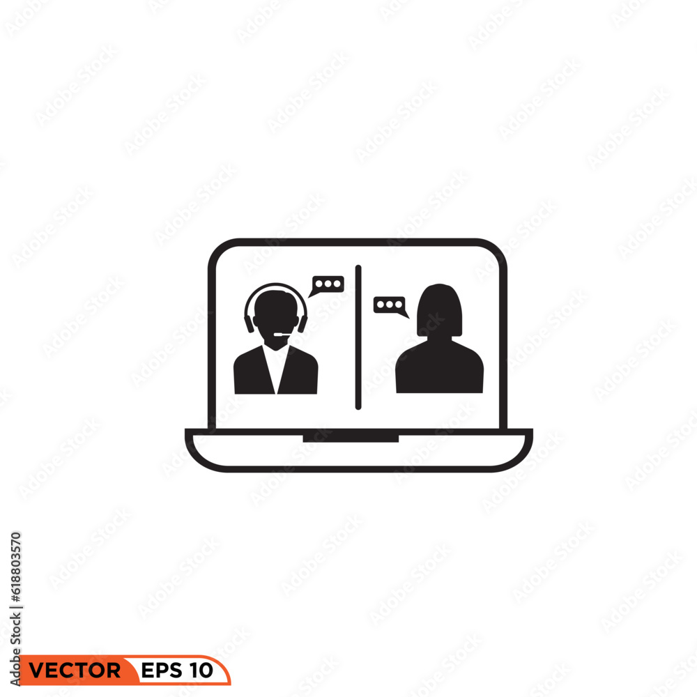 Icon vector graphic of Laptop Icon vector graphic of Laptop