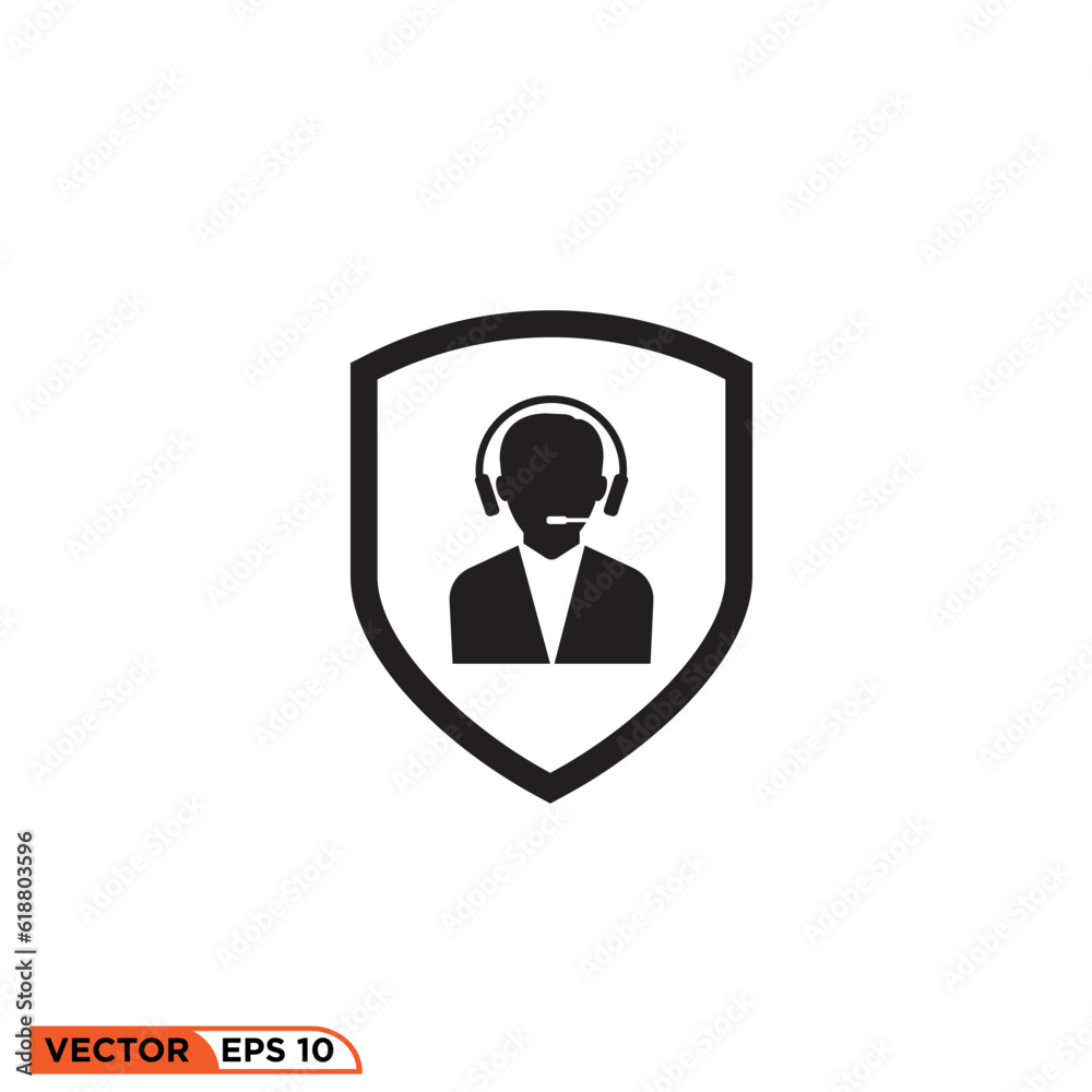 Icon vector graphic of Operator Shield Icon vector graphic of Operator Shield