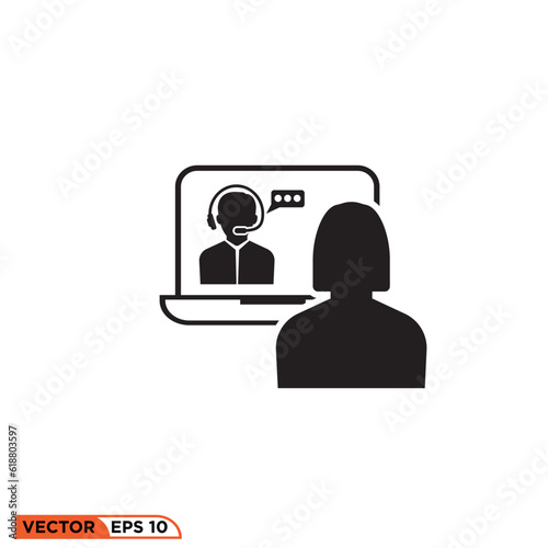 Icon vector graphic of Laptop