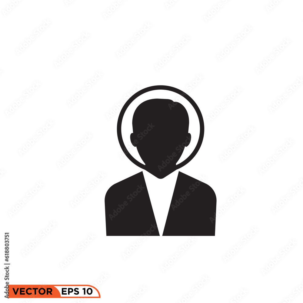 Icon vector graphic of human Icon vector graphic of human