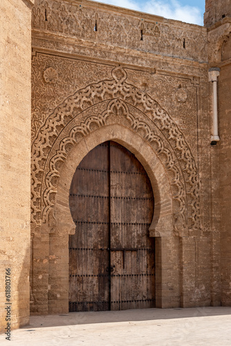 Historic medieval Chellah from Merinid time in Rabat photo