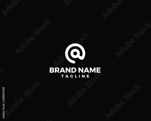 Unique magnifying glass logo design.