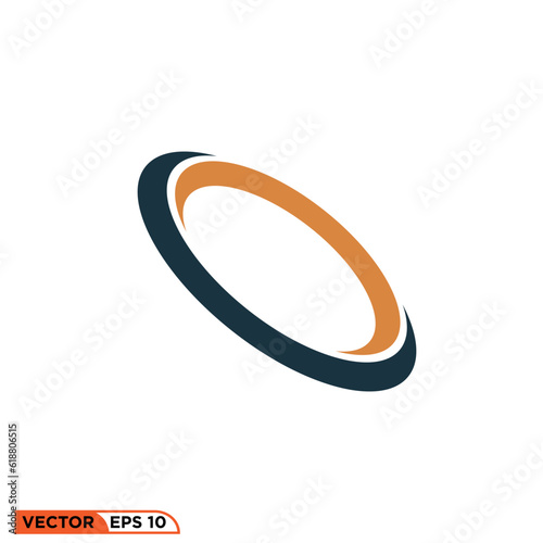 Icon vector graphic of logo circle 