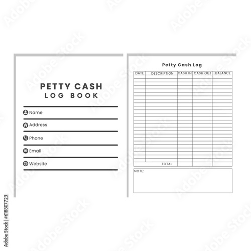 Petty Cash Log Book