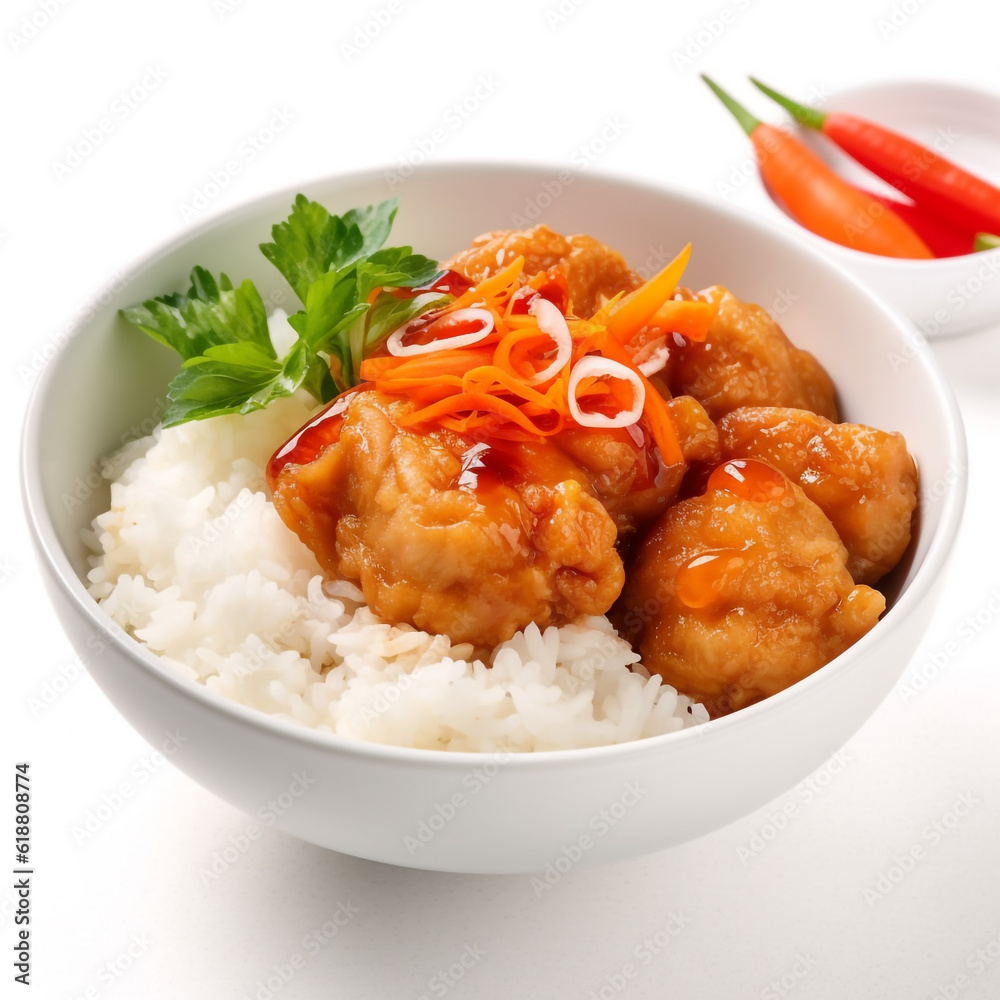 rice with chicken rice with chicken