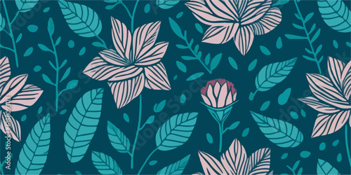 Florae Fantasy: Imaginative Patterns with a Touch of Whimsy