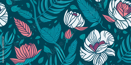 Timeless Elegance: Classic Floral Patterns in Vector Format