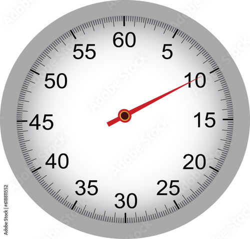 stopwatch 10 seconds timer vector design 