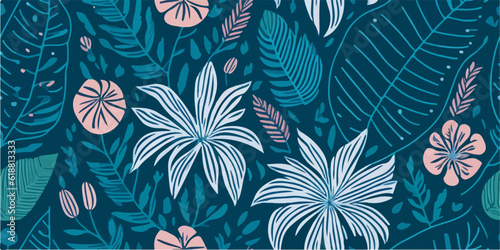 Delicate Petals: Seamless Patterns Celebrating Nature's Beauty