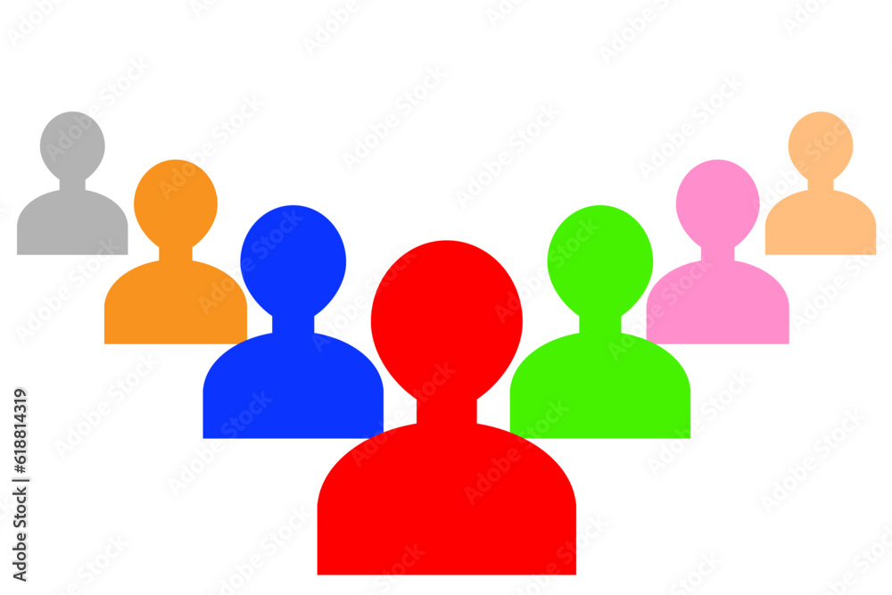 A team for the company's project accomplishment.
Business icon.