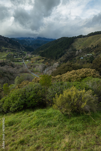 ニュージーランド ネルソンのセンター・オブ・ニュージーランドから見える風景