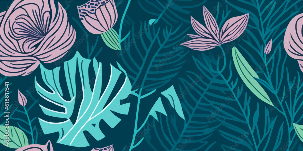 Botanical Elegance: Seamless Flower Patterns for Designers
