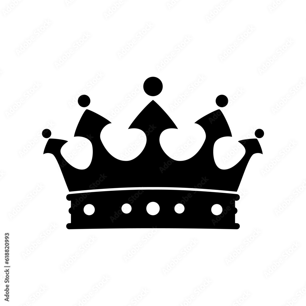 Crown icon. Black king crown icon. Crown icon. Black king crown icon.