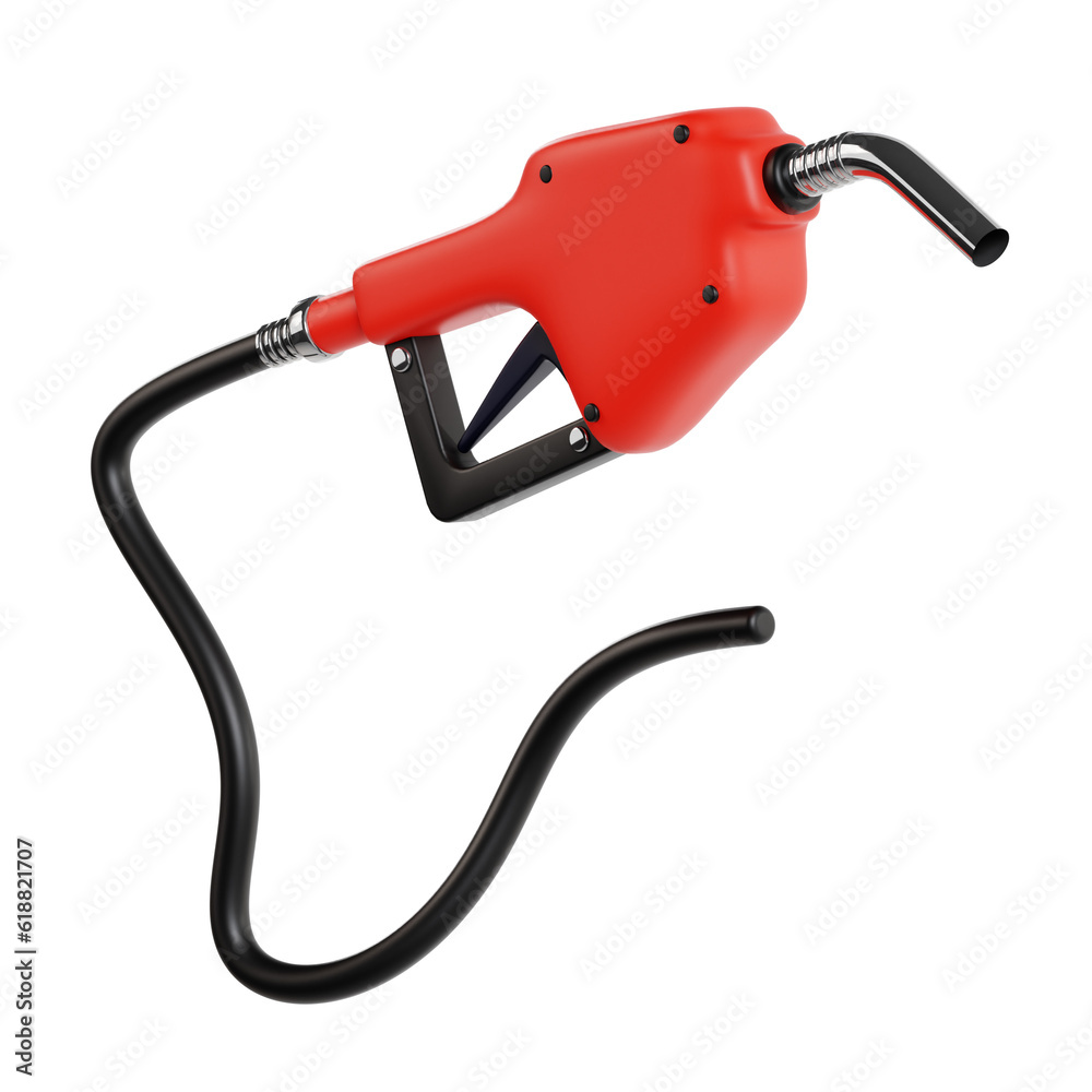 3D Gas Fuel. icon isolated on white background. 3d rendering illustration 3D Gas Fuel. icon isolated on white background. 3d rendering illustration