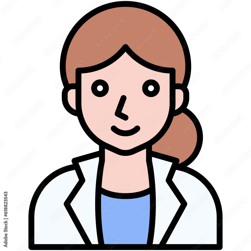 Science teacher icon, High school related vector illustration Science teacher icon, High school related vector illustration