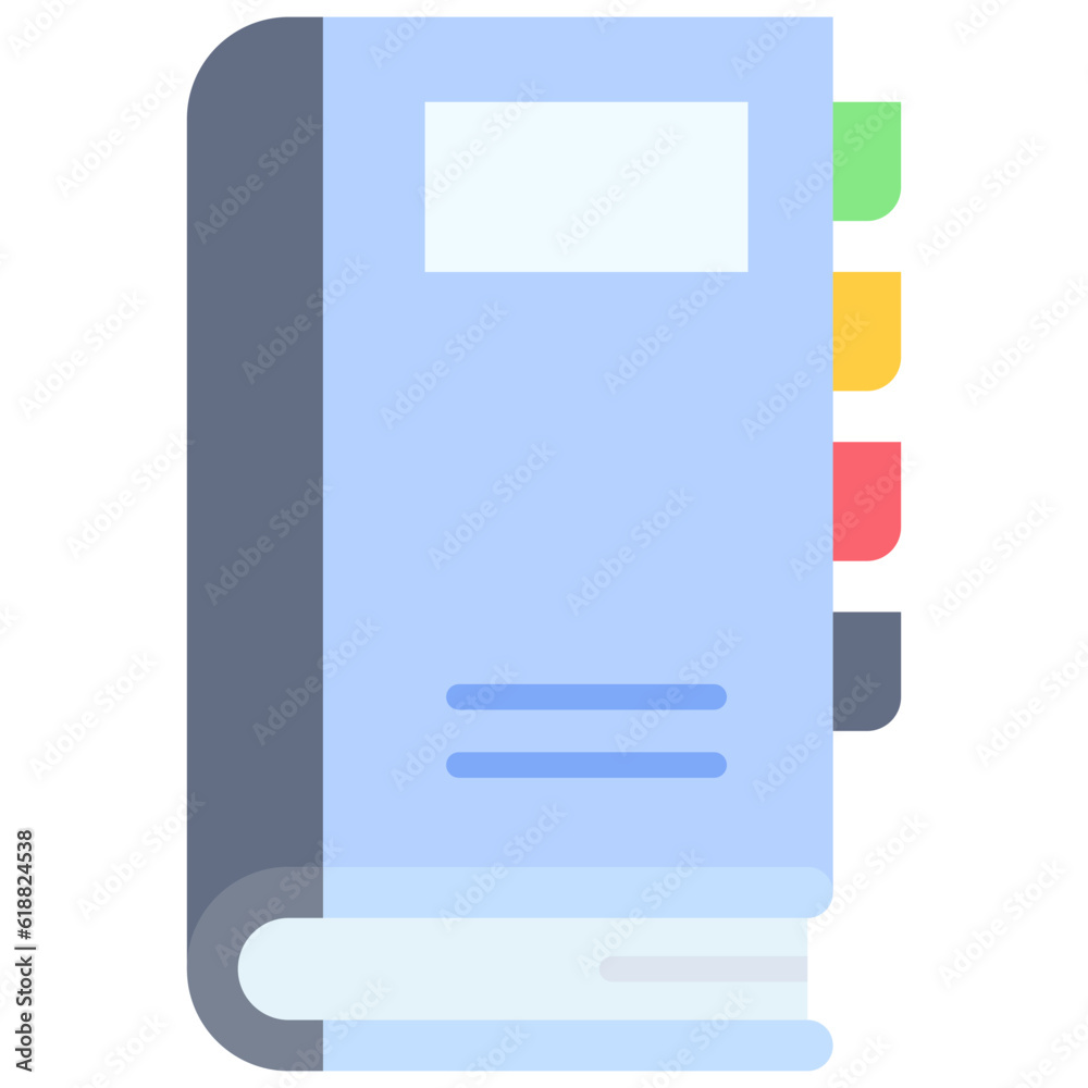 Notebook icon, High school related vector illustration Notebook icon, High school related vector illustration