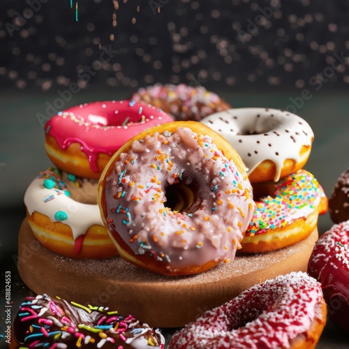 colorful donuts