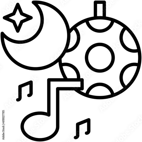 Prom icon, High school related vector illustration