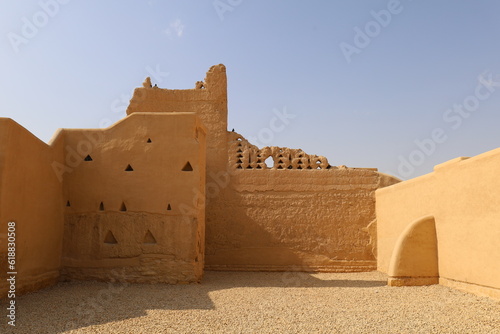 Al Diriyah old capital . Riyadh Saudi Arabia - Diriyah ruins - Saudi culture. National day photo
