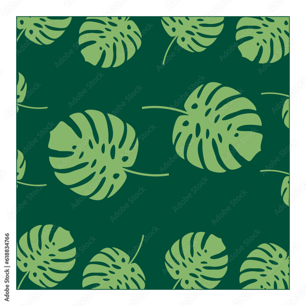 Pattern Leaf monstera theme icon vector graphic of template illustration Pattern Leaf monstera theme icon vector graphic of template illustration