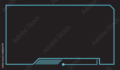 Futuristic user interface HUD