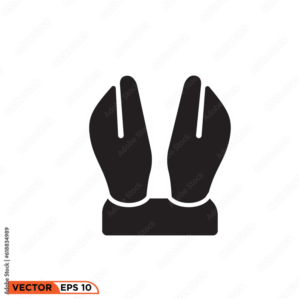 Hands icon vector graphic of template Hands icon vector graphic of template
