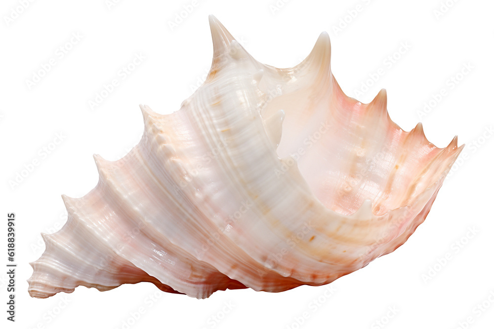 Isolated conch shell Isolated conch shell