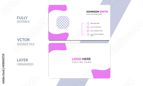 Professional Vector Business Card Design || Visiting Crad Design 