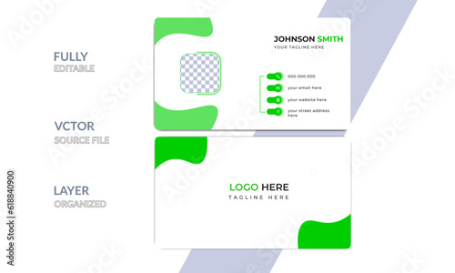 Professional Vector Business Card Design || Visiting Crad Design 