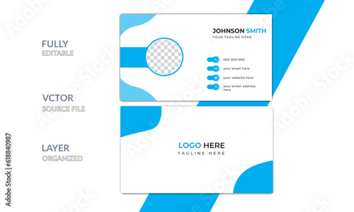 Professional Vector Business Card Design || Visiting Crad Design 