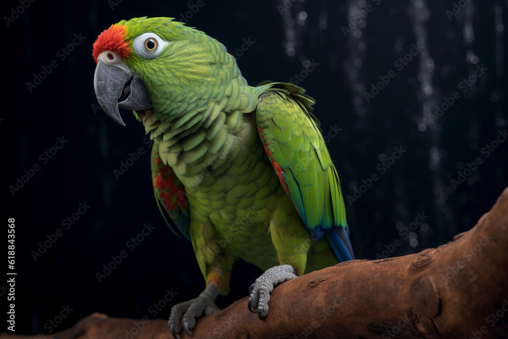 cute and unique parrot animal , Generative AI 