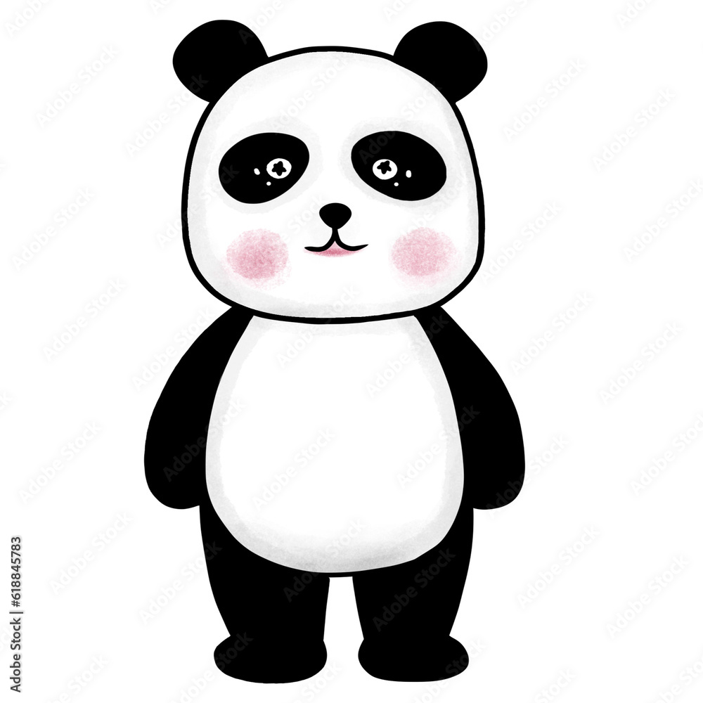 Naklejka premium panda
