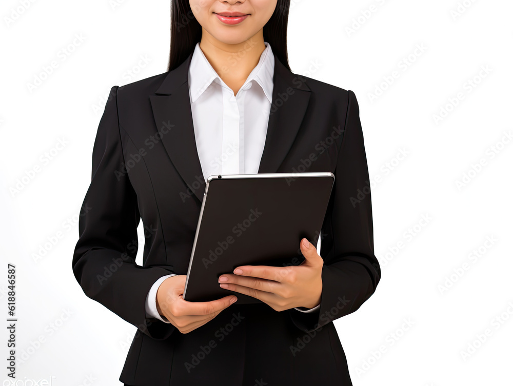 Business Woman holding a tablet Business Woman holding a tablet