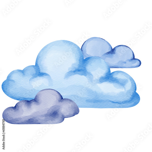 cloud computing concept on white background