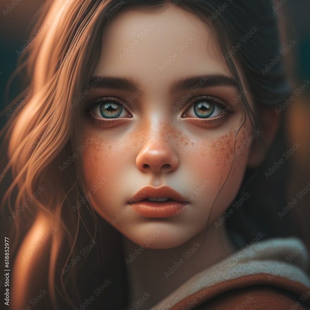 Portrait photo of a girl, close up photography, abstract female model || Generative-AI Portrait photo of a girl, close up photography, abstract female model || Generative-AI