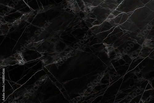 Top View of Black and Gray Textured Stone Pattern Background. Generative AI illustrations