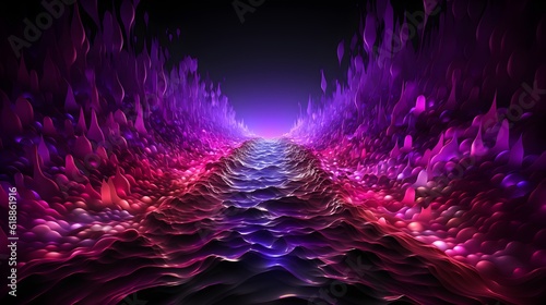 Dusk settles as a majestic sky illuminates in mesmerizing shades of purple and black.