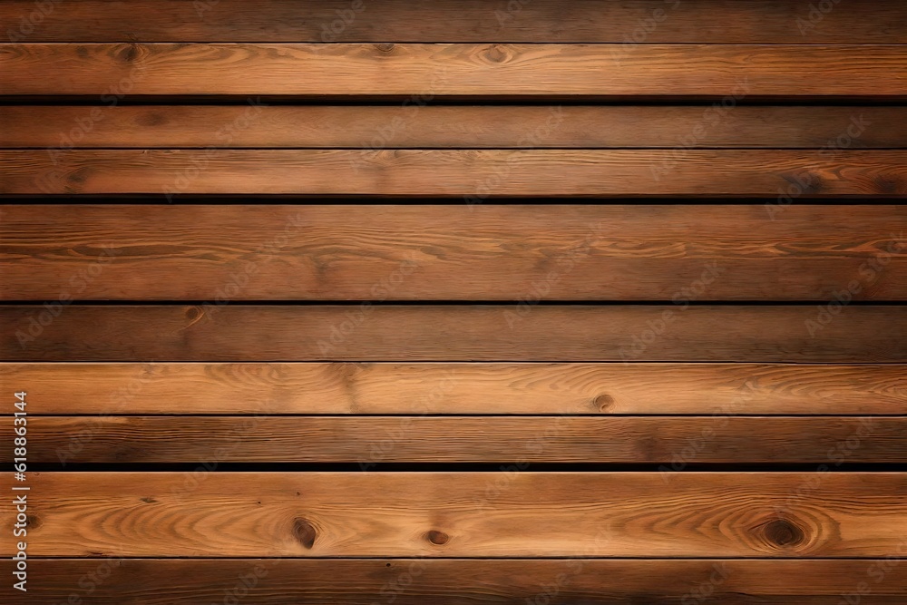 Obraz premium Wood Banner Background top view. Old Brown Wood Texture Background of the tables to seamless. Wooden plank vintage table board nature patterns are surface grain hardwood floor rustic Generative AI