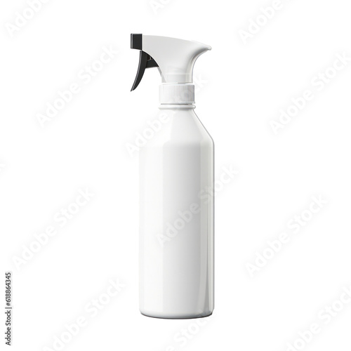 Spray bottle mockup. Illustration AI Generative.