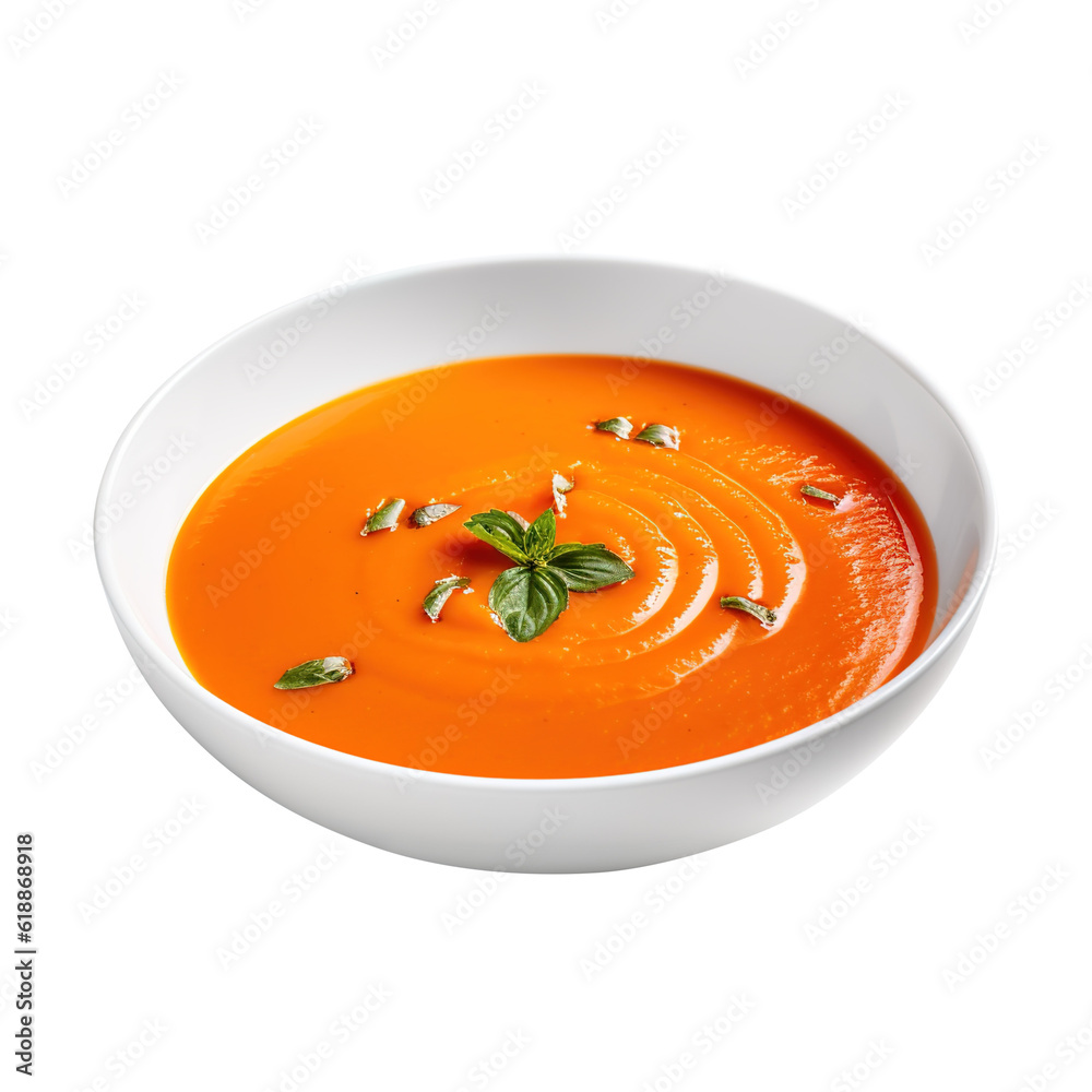 soup in a bowl created with generative ai soup in a bowl created with generative ai