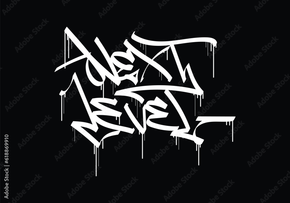 NEXT LEVEL word graffiti tag