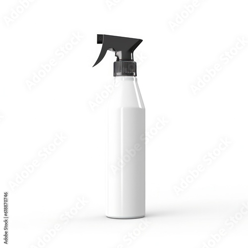 Spray bottle mockup. Illustration AI Generative.