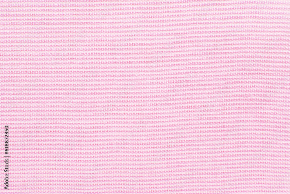 Pink linen texture, pink canvas texture as background
