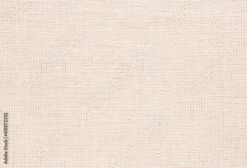 Linen fabric texture, beige canvas texture as background 