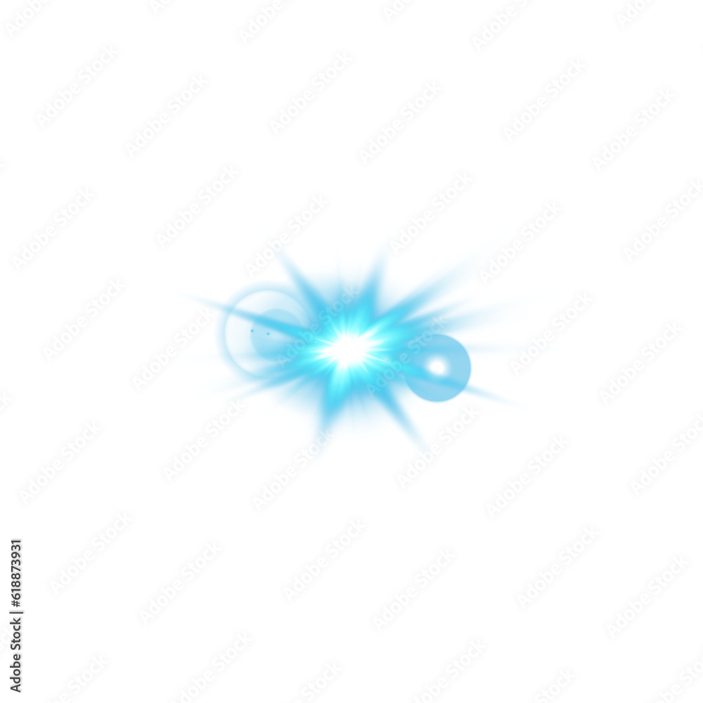 Blue Sun rays with beams and glare isolated on transparent background. Lens flare light effect. PNG. Blue Sun rays with beams and glare isolated on transparent background. Lens flare light effect. PNG.